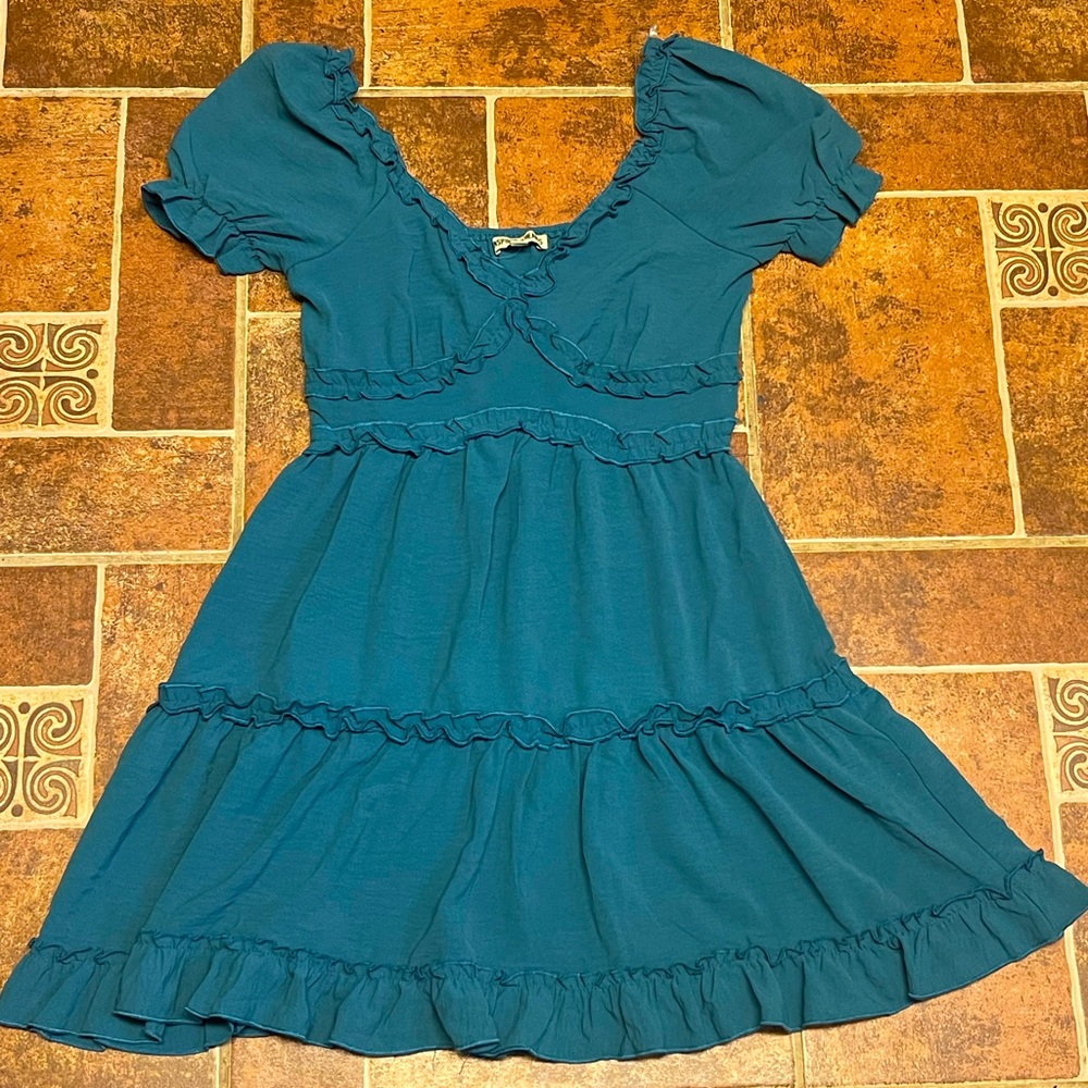 Teal Spring Dress